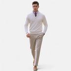Men's Smooth Knit Half Zip Jumper