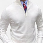 Men's Smooth Knit Half Zip Jumper