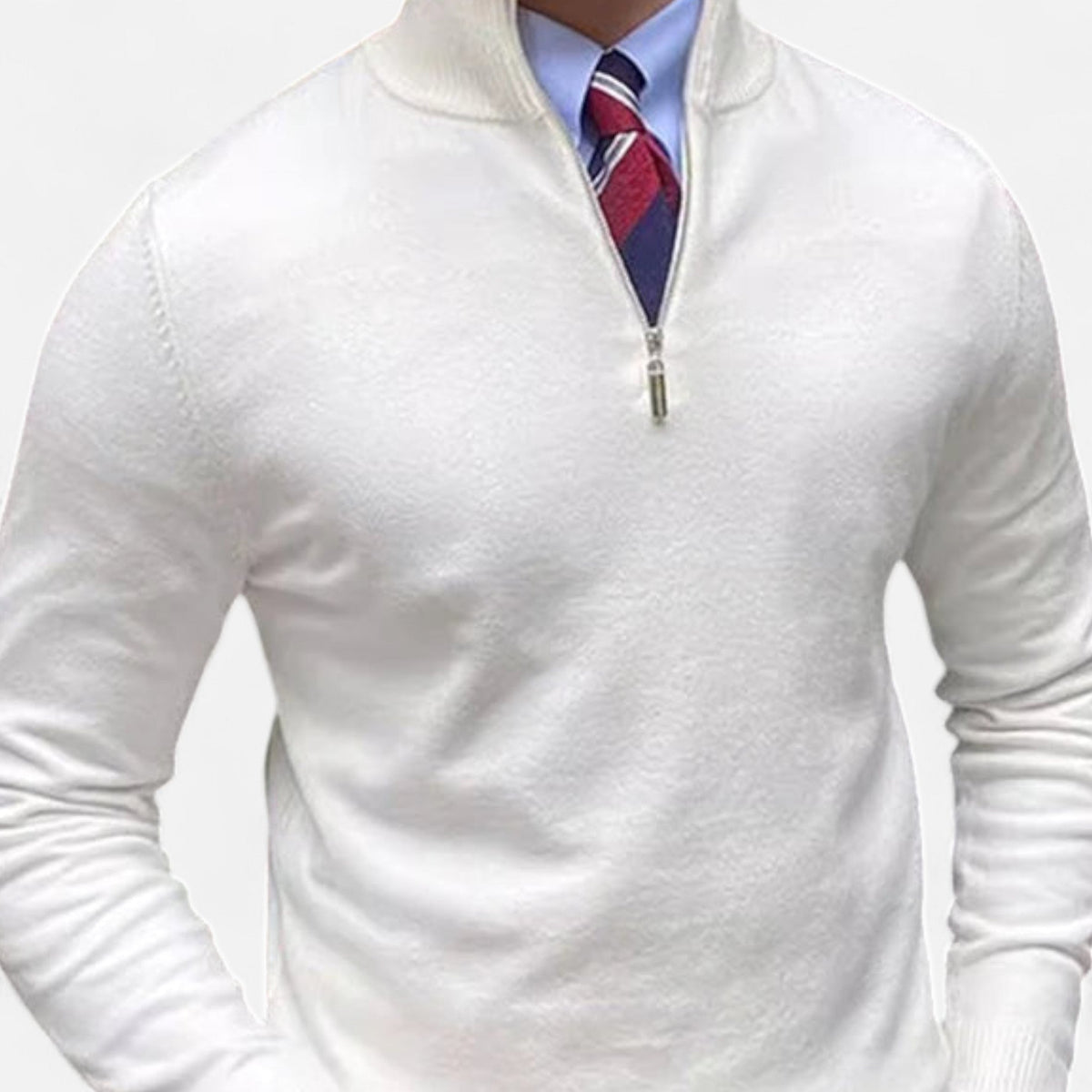 Men's Smooth Knit Half Zip Jumper