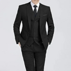 Men's Single-Button Three-Piece Suit