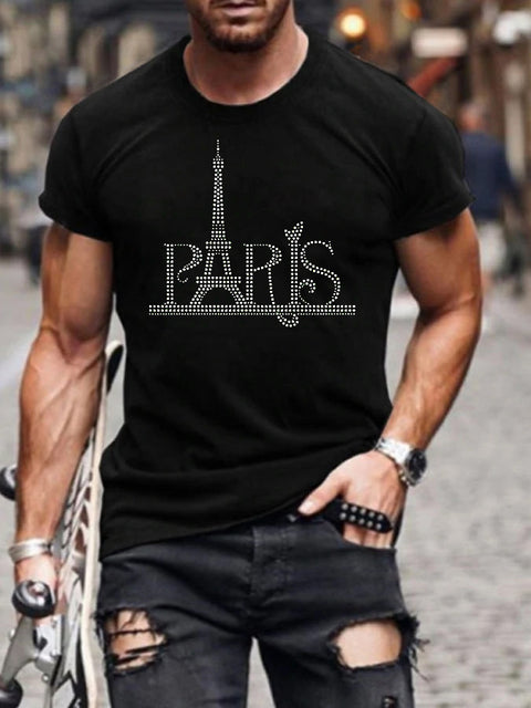 Men's Rhinestone Crown Tee