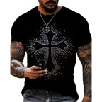 Men's Rhinestone Crown Tee