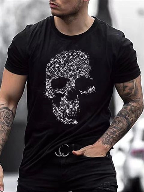 Men's Rhinestone Crown Tee