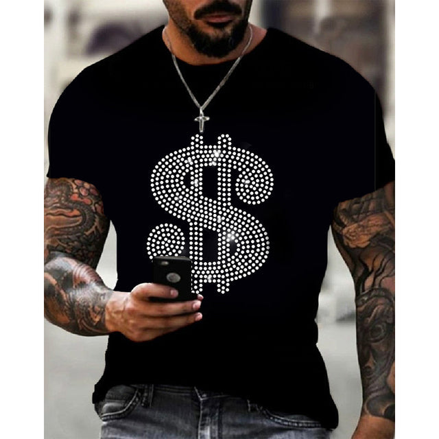Men's Rhinestone Crown Tee