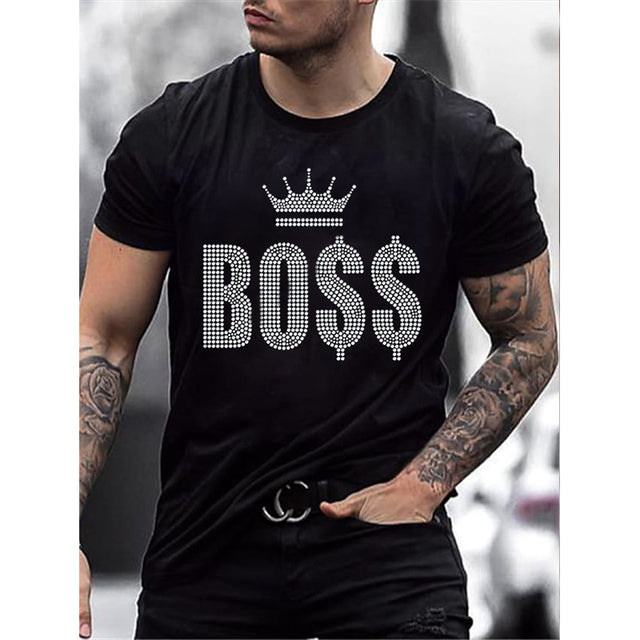 Men's Rhinestone Crown Tee