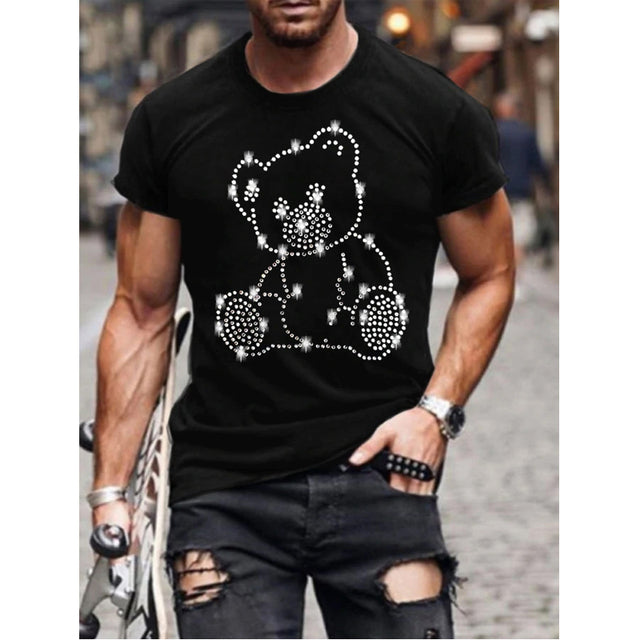 Men's Rhinestone Crown Tee
