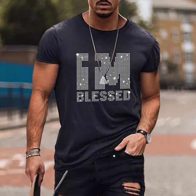 Men's Rhinestone Crown Tee