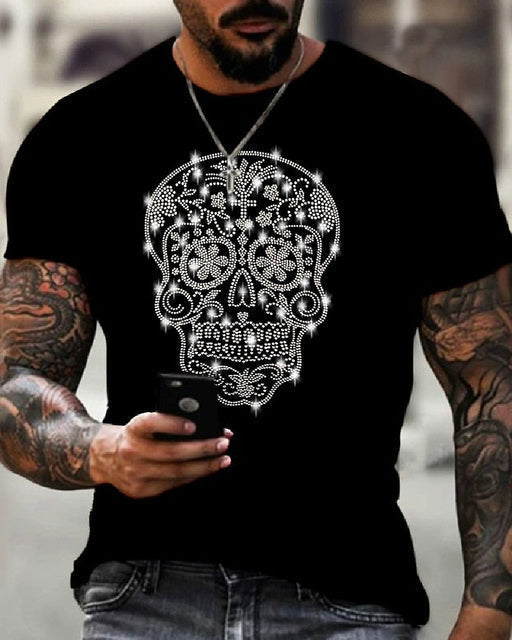 Men's Rhinestone Crown Tee