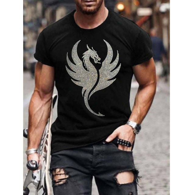 Men's Rhinestone Crown Tee