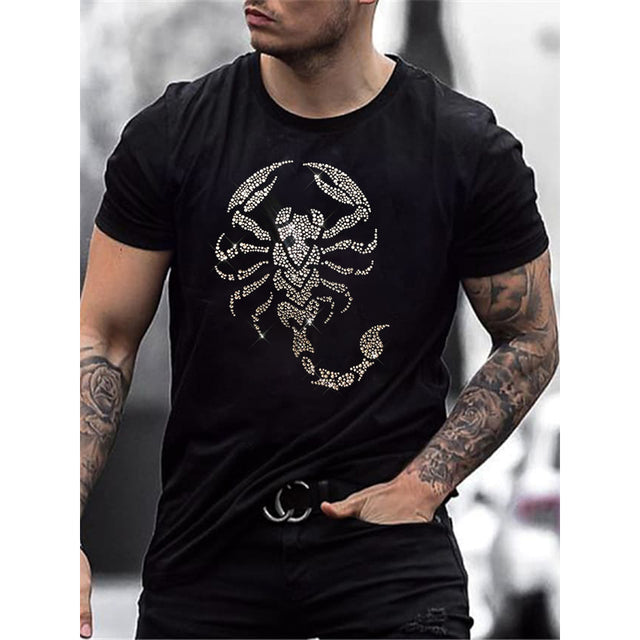 Men's Rhinestone Crown Tee