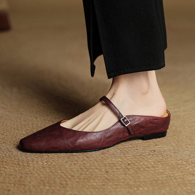 Women's Pointed Toe Mule Flats