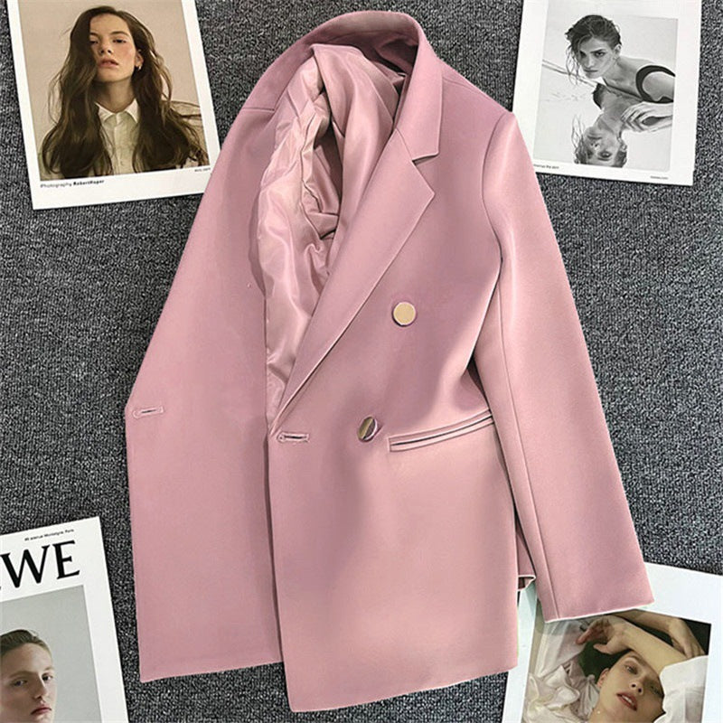 Women's Tailored Double-Button Blazer