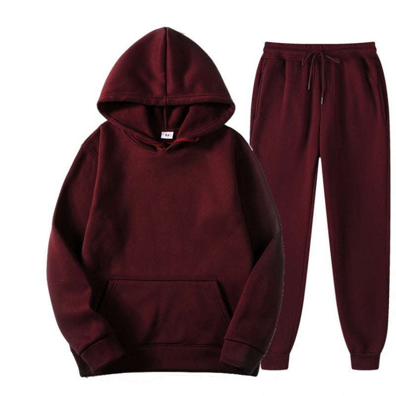 Men's Pullover Relaxed Tracksuit Set
