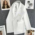 Women's Tailored Double-Button Blazer