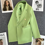 Women's Tailored Double-Button Blazer