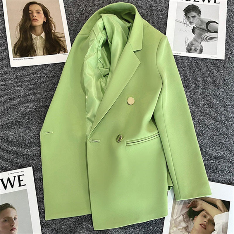 Women's Tailored Double-Button Blazer