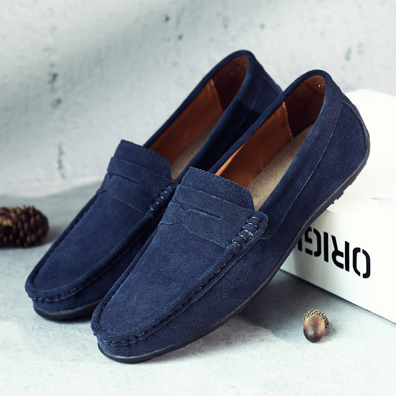 Men's Refined Suede Penny Loafers