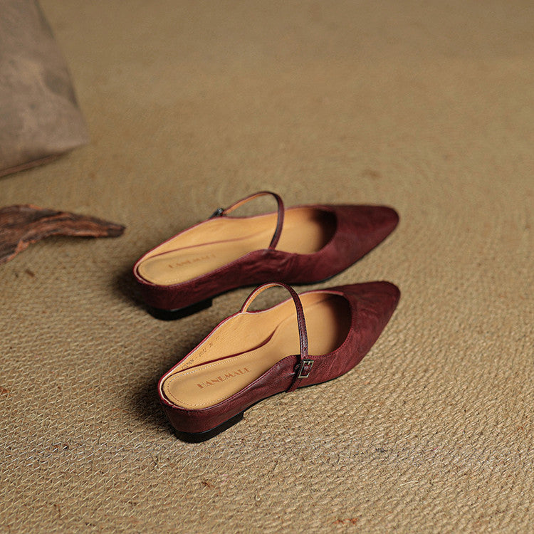 Women's Pointed Toe Mule Flats