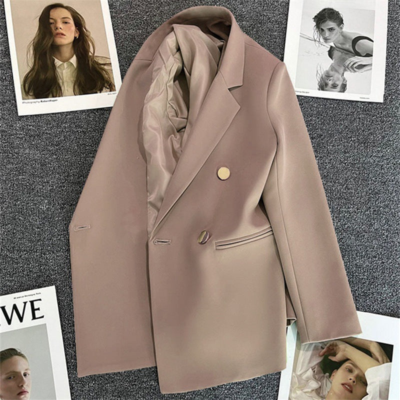 Women's Tailored Double-Button Blazer