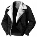 Men's Retro Fur Lined Suede Jacket
