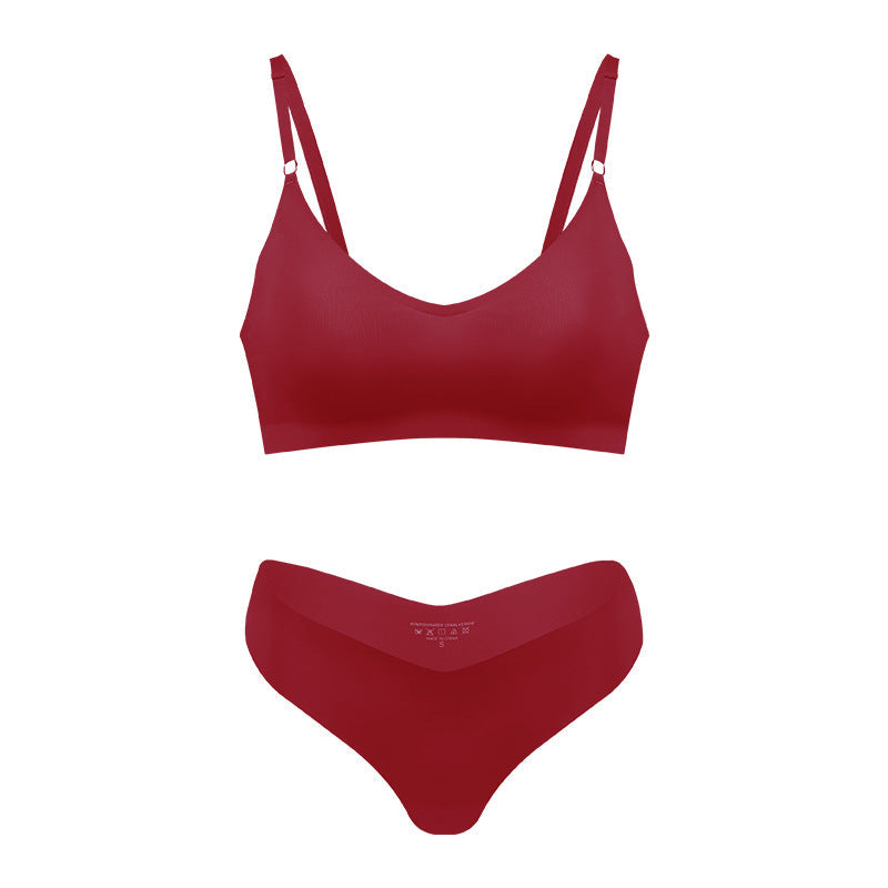 Women's Wireless V-Neck Seamless Bralette