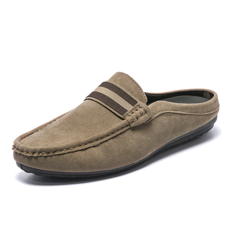 Men's Slip-On Open Heel Loafers