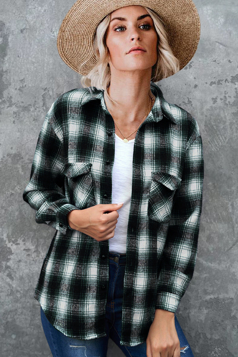 Women's Check Flannel Overshirt