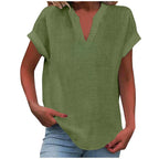 Women's Easy V-Neck Blouse