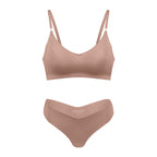 Women's Wireless V-Neck Seamless Bralette