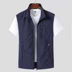 Men's Zip Front Utility Gilet