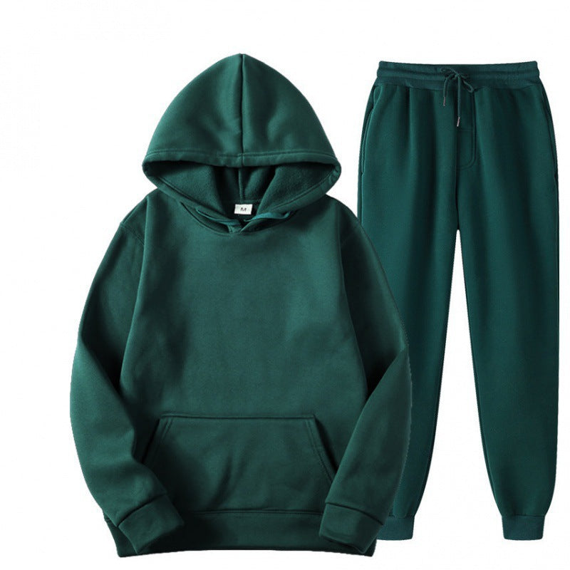 Men's Pullover Relaxed Tracksuit Set