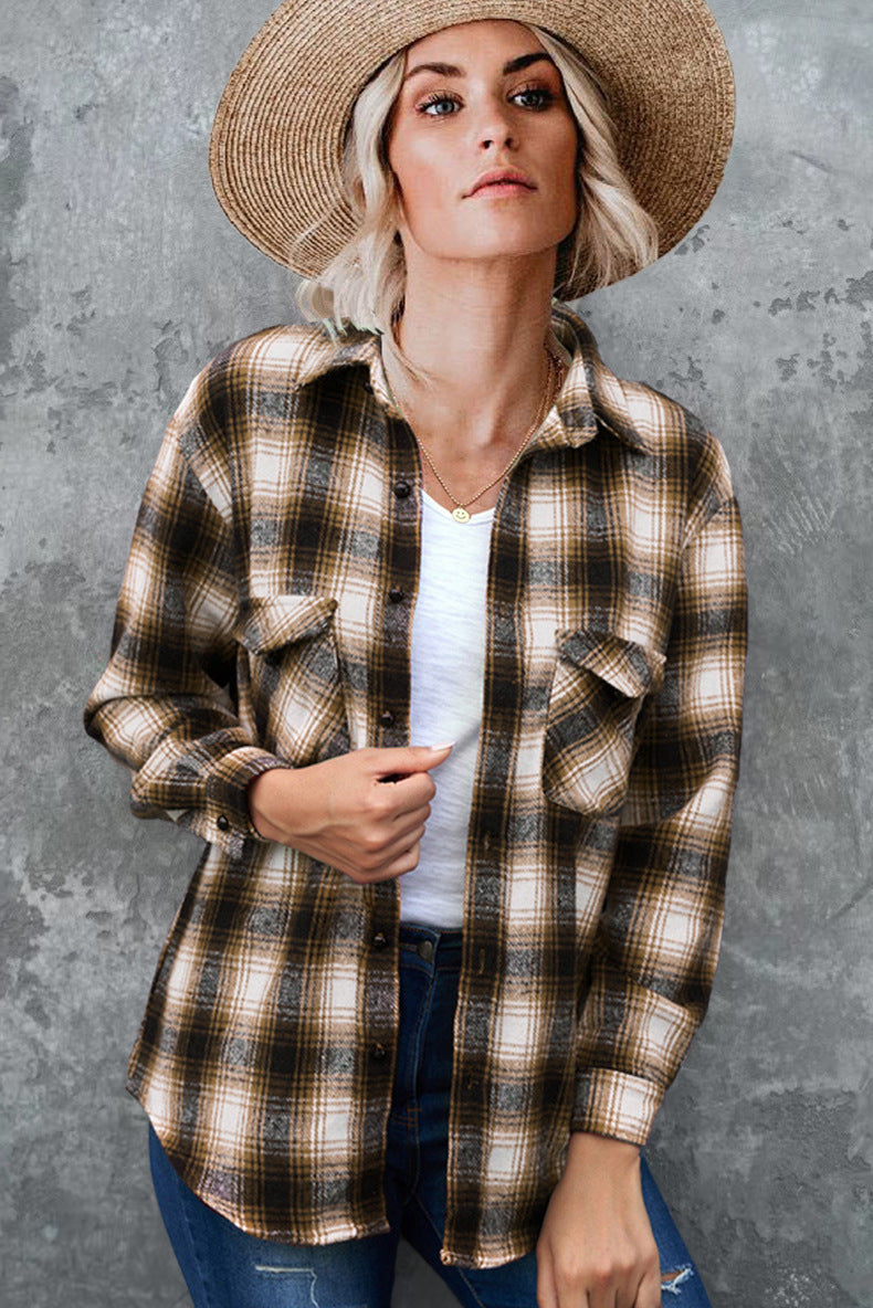 Women's Check Flannel Overshirt