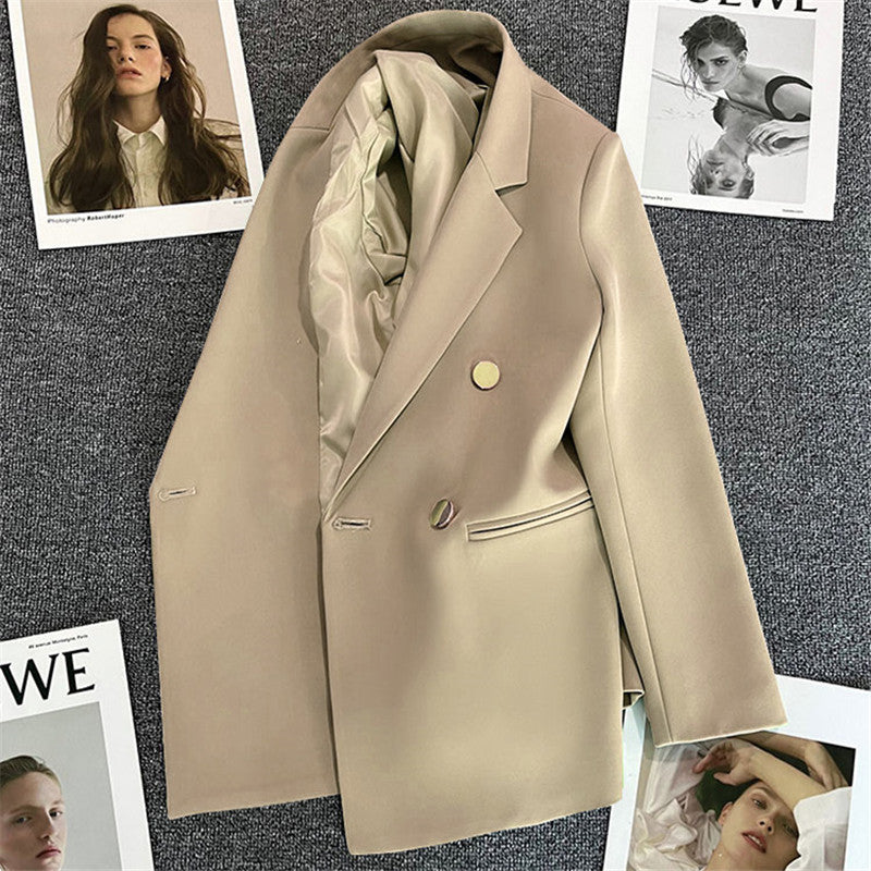 Women's Tailored Double-Button Blazer