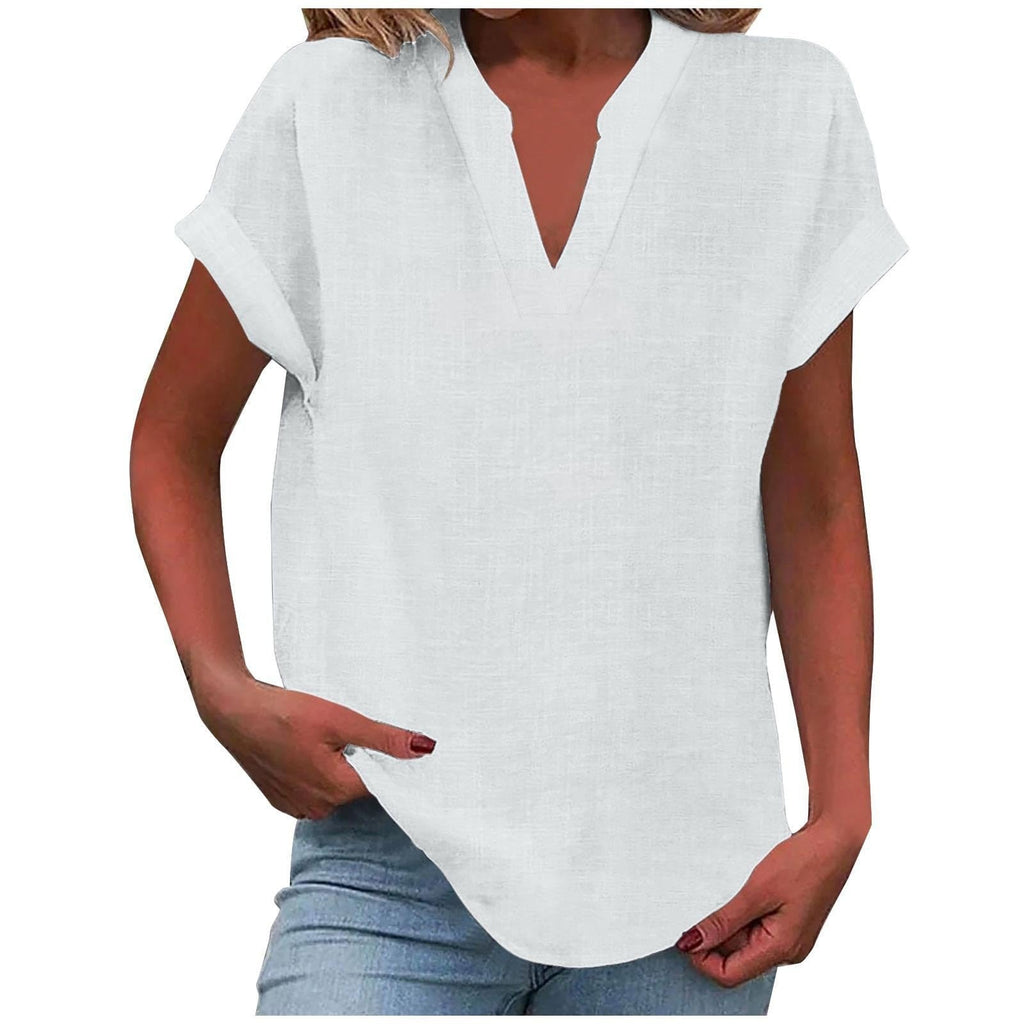 Women's Easy V-Neck Blouse