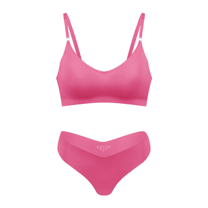 Women's Wireless V-Neck Seamless Bralette