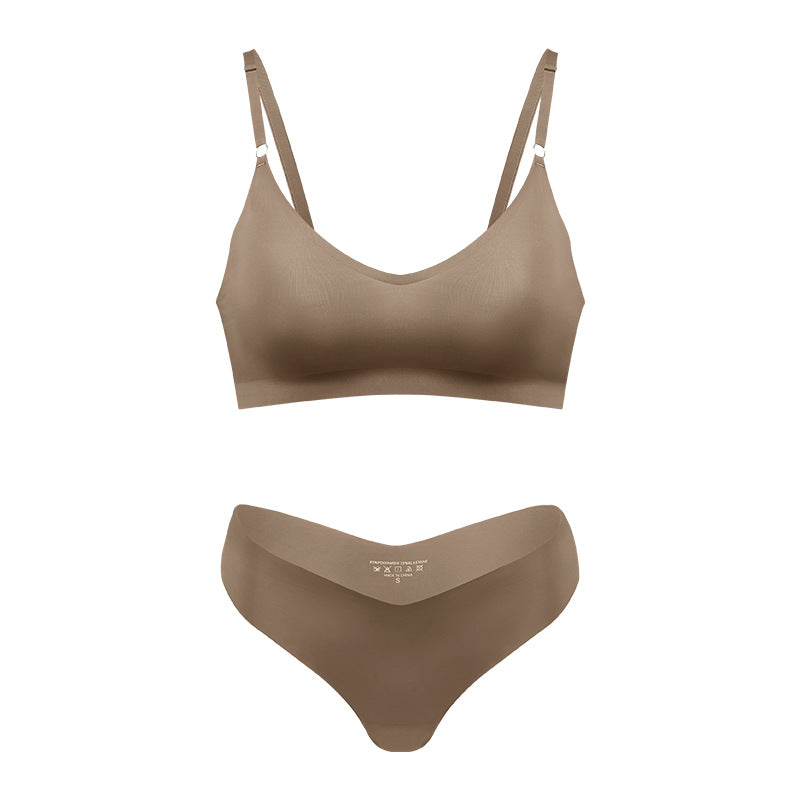 Women's Wireless V-Neck Seamless Bralette