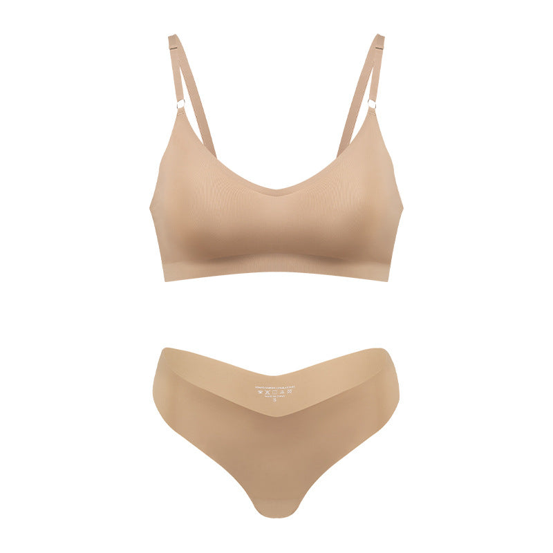 Women's Wireless V-Neck Seamless Bralette