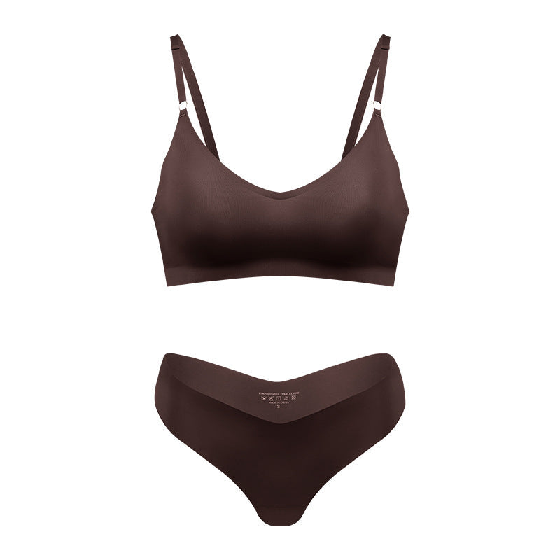 Women's Wireless V-Neck Seamless Bralette