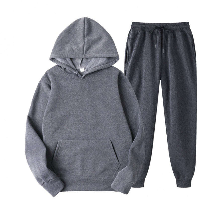 Men's Pullover Relaxed Tracksuit Set