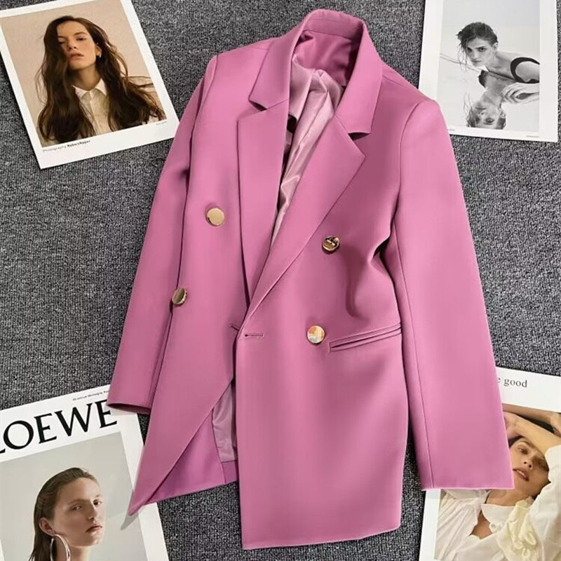 Women's Tailored Double-Button Blazer