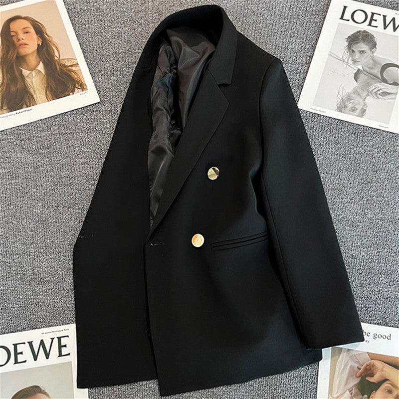 Women's Tailored Double-Button Blazer