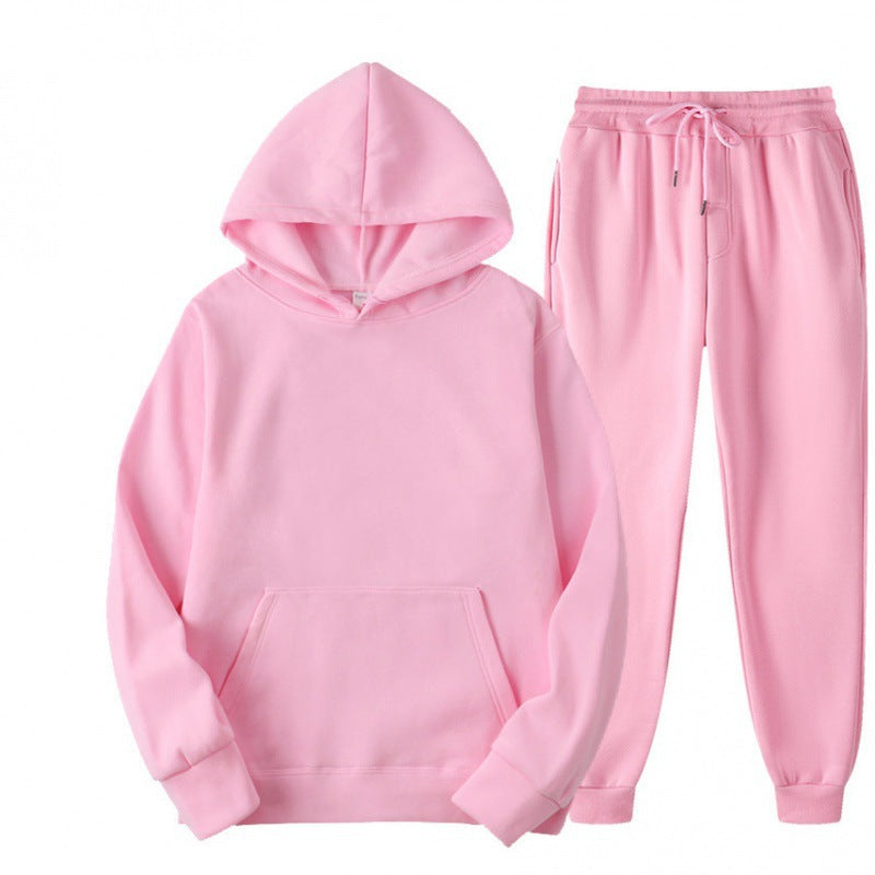 Men's Pullover Relaxed Tracksuit Set