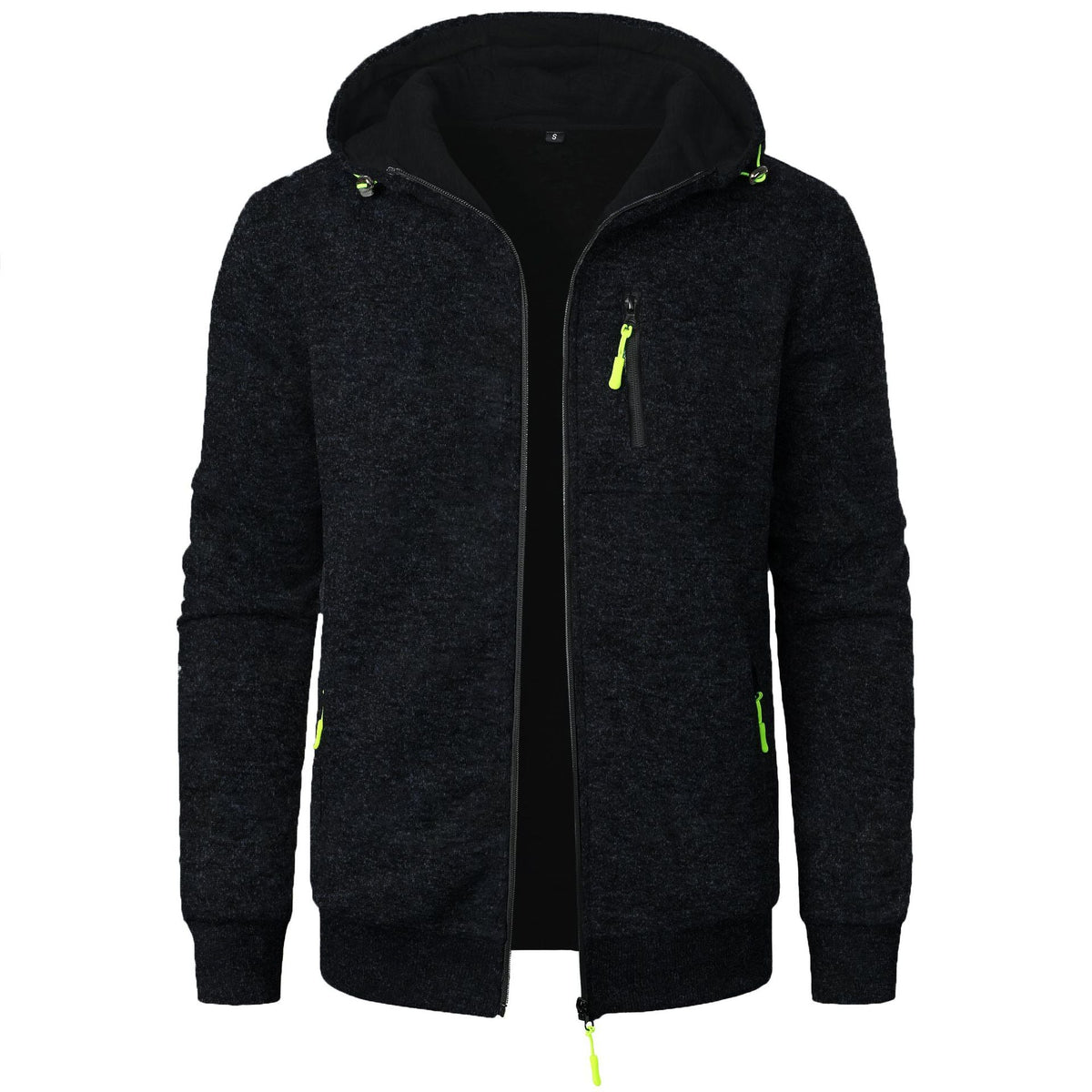 Men's Patterned Zip Hoodie
