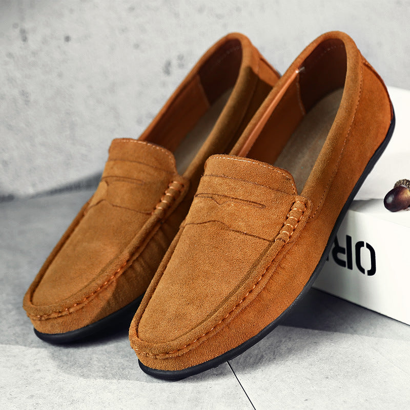 Men's Refined Suede Penny Loafers