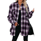 Women's Check Flannel Overshirt