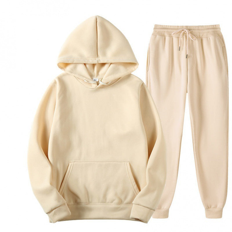 Men's Pullover Relaxed Tracksuit Set