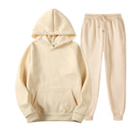 Men's Pullover Relaxed Tracksuit Set