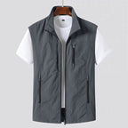 Men's Zip Front Utility Gilet