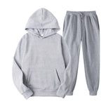 Men's Pullover Relaxed Tracksuit Set