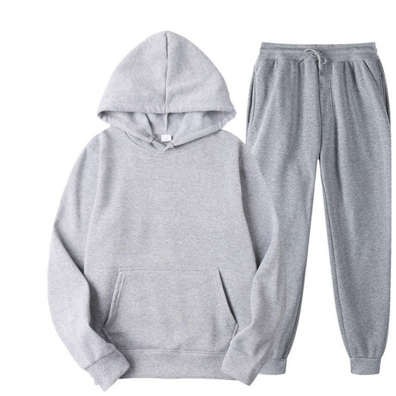 Men's Pullover Relaxed Tracksuit Set